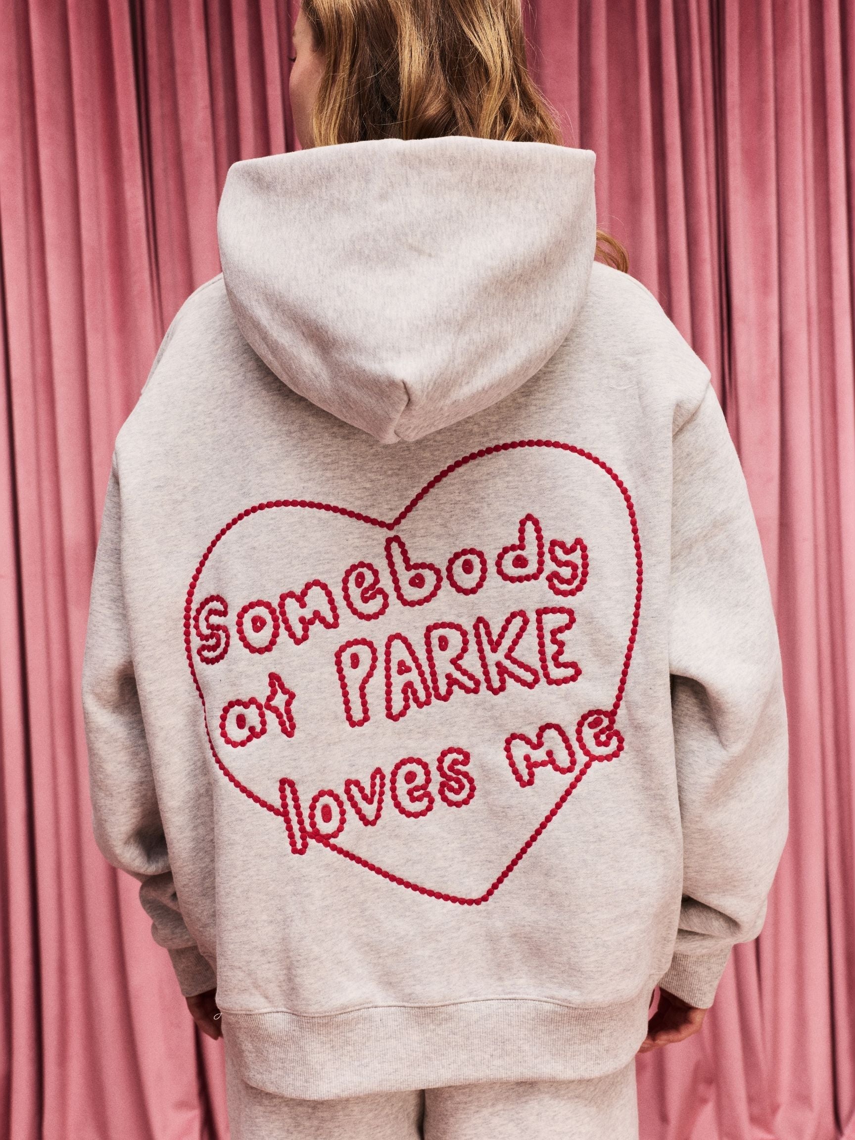 Somebody Loves Me Hoodie - Classic Grey