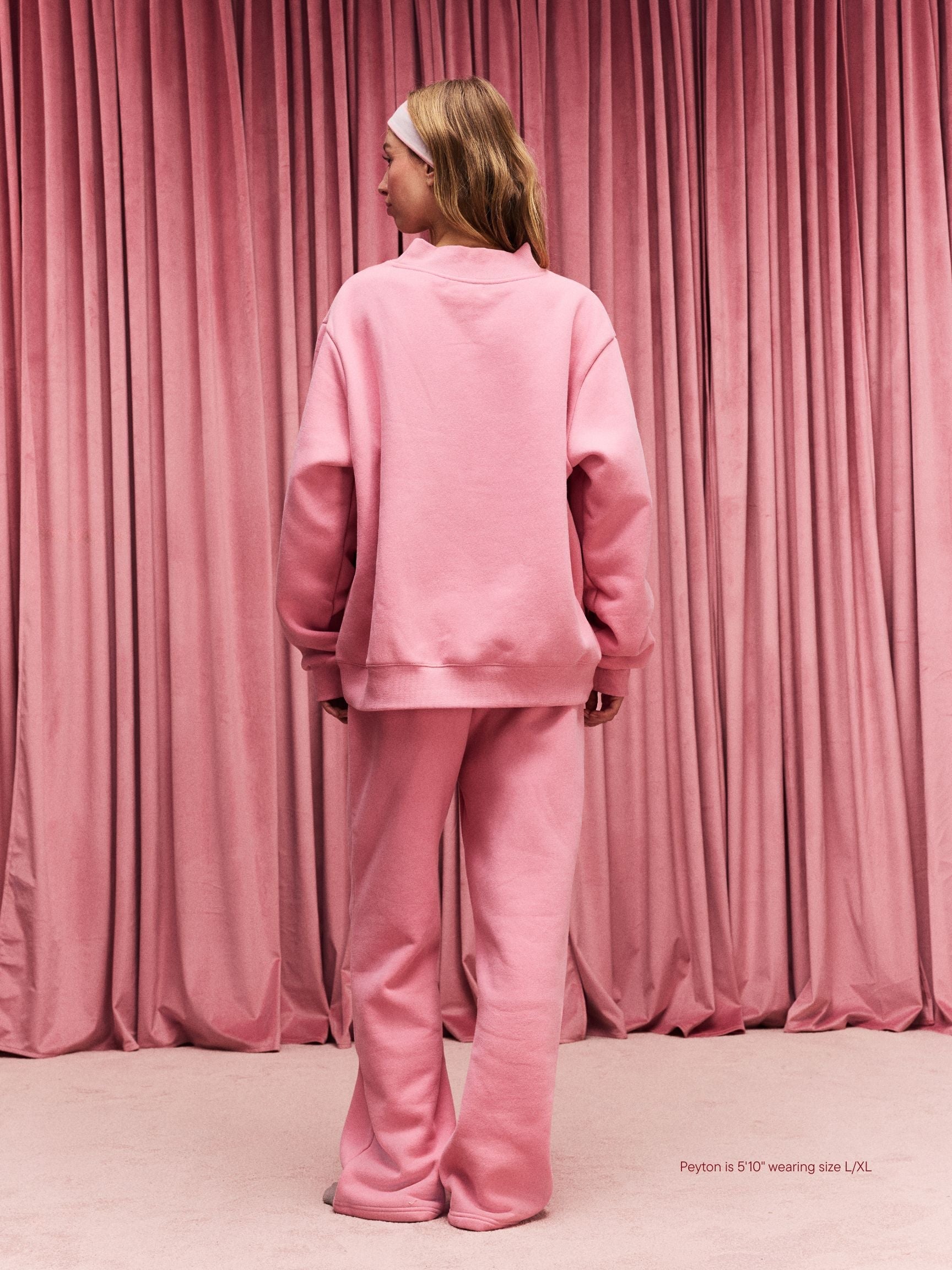 Preorder Valentine's Varsity Mockneck - Blush + Lavender