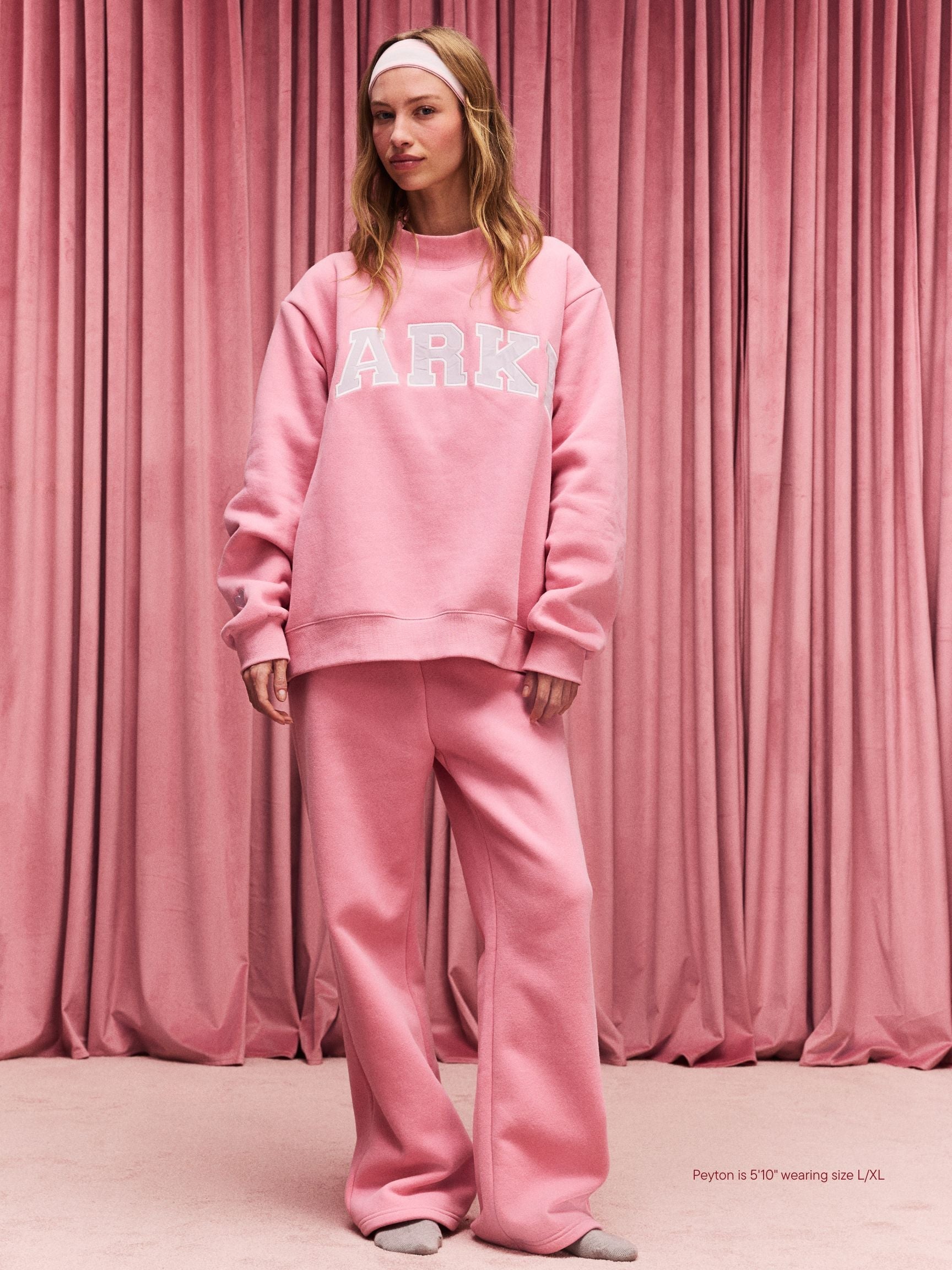 Preorder Valentine's Varsity Mockneck - Blush + Lavender