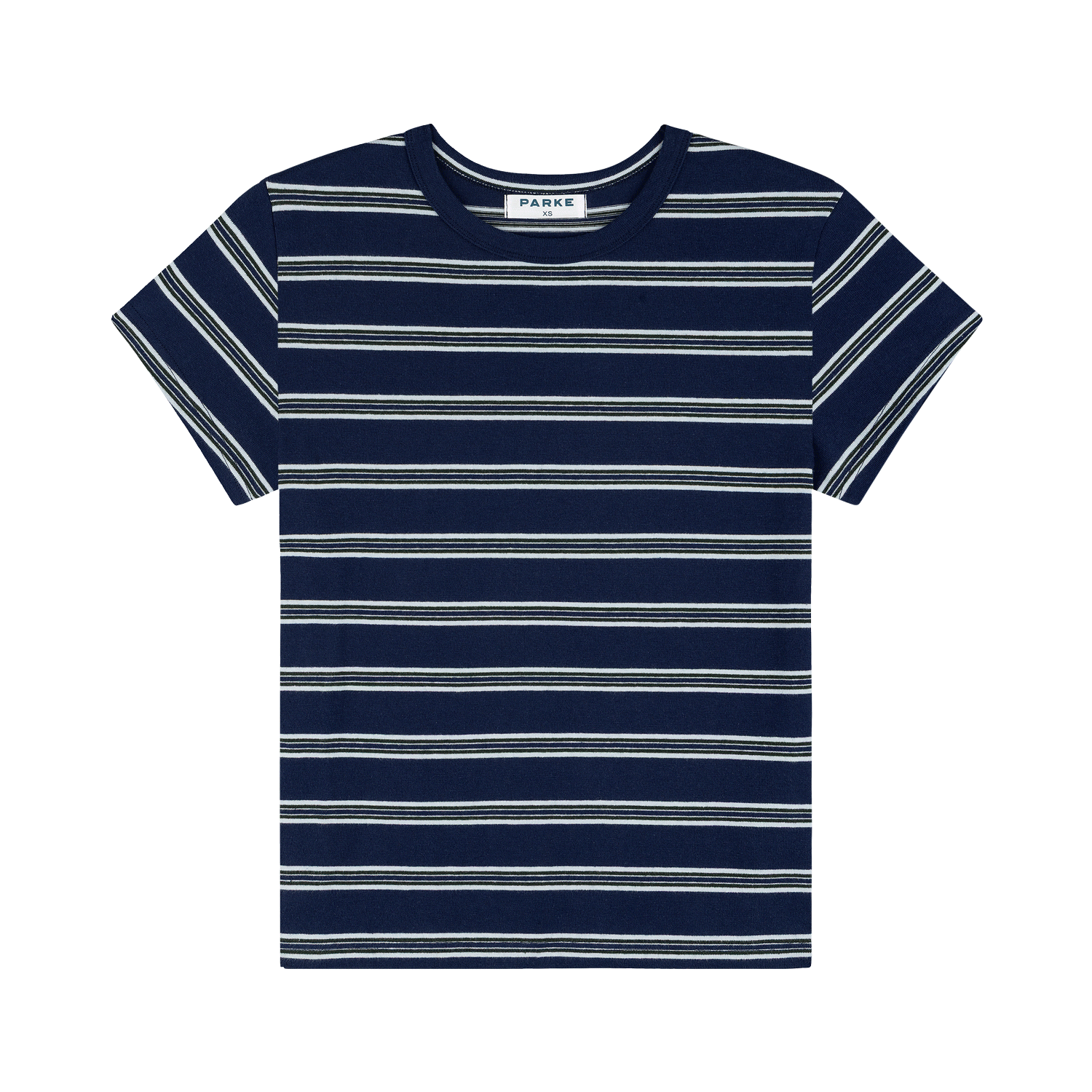 Holiday Striped T-Shirt -snowflake stripe