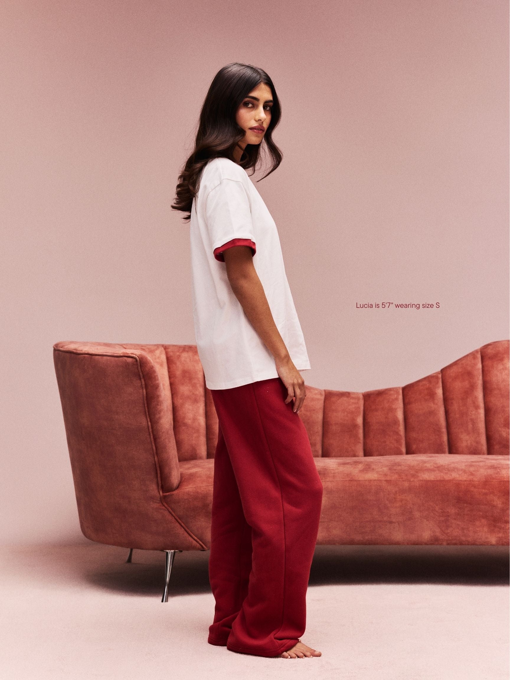 Preorder Boxer Sweatpants - Crimson