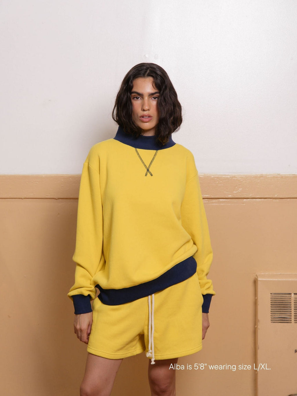 Two Tone Classic Mockneck