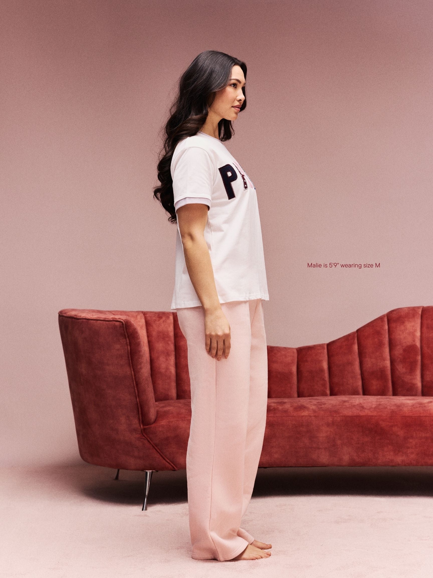 Preorder Boxer Sweatpants - Peony