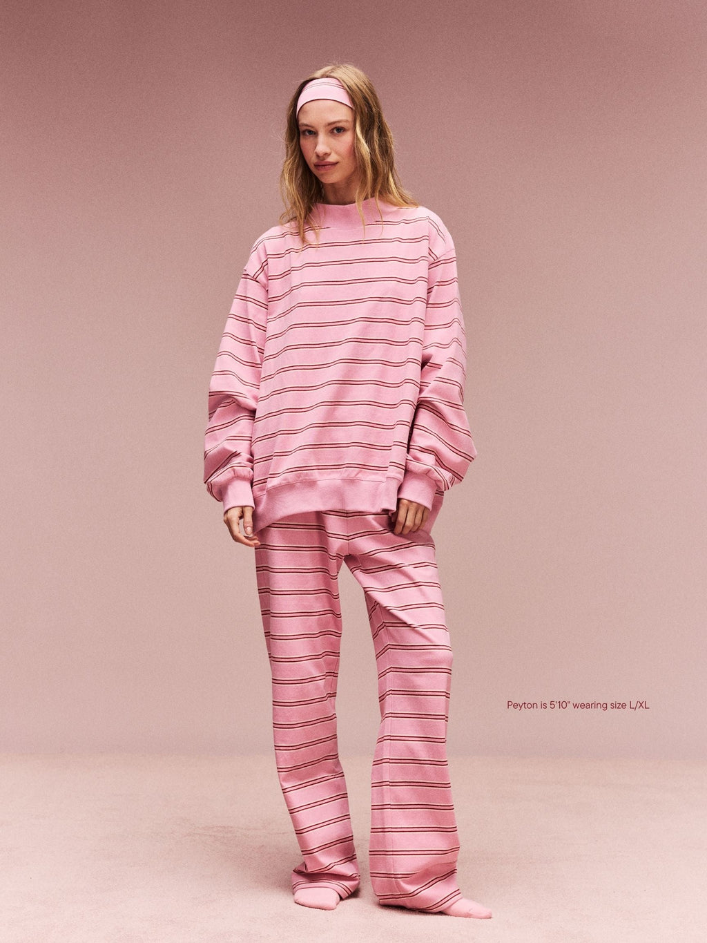 Striped Mockneck Pullover - Sweetheart Stripe