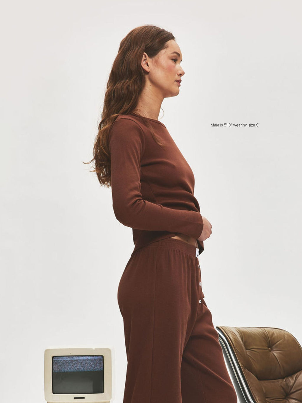 Ribbed Long Sleeve T-Shirt