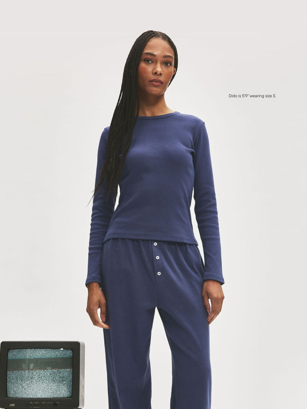 Ribbed Long Sleeve T-Shirt